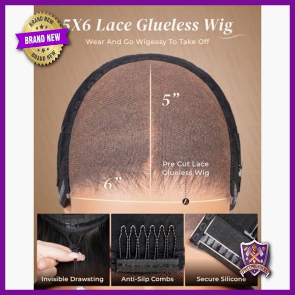 Human Hair Glueless Lace Front Wig 20 Inch Straight Adjustable Daily Wear main image 5